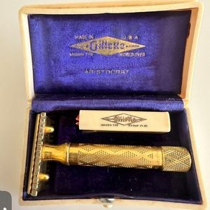 Antique Gillette Shaver Kit